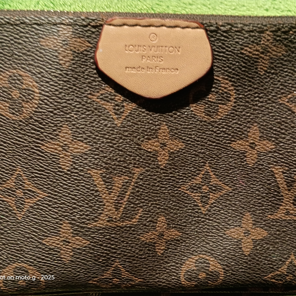 Louis Vuitton Brown Monogram Wristlet with Gold Chain - Picture 3 of 9
